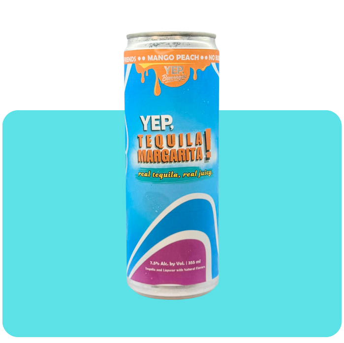 Yep, Tequila Margarita – Mango Peach (7.5% ABV)