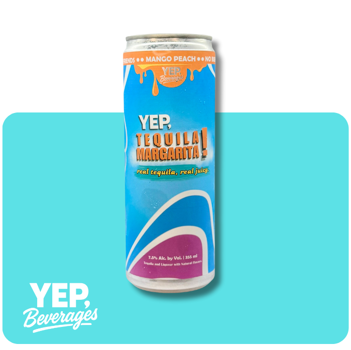 Yep, Tequila Margarita – Mango Peach (7.5% ABV)