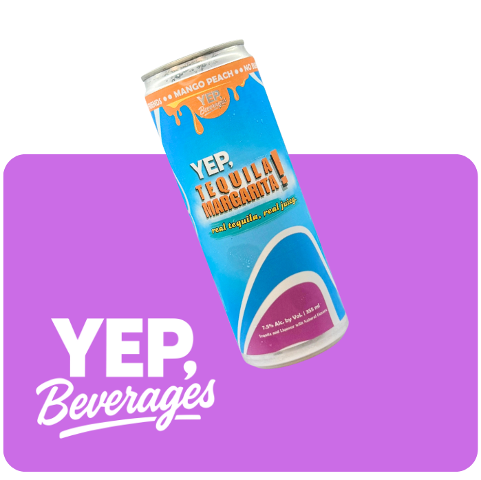 Yep, Tequila Margarita – Mango Peach (7.5% ABV)