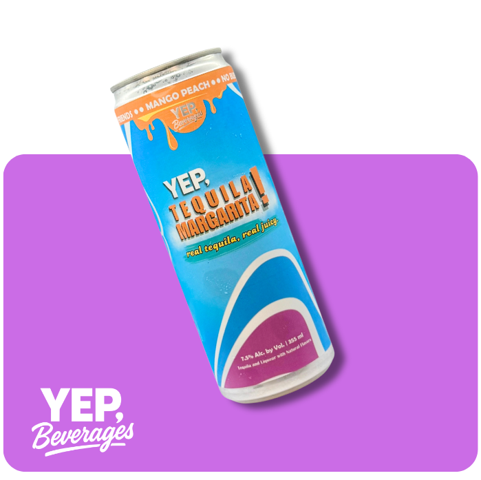 Yep, Tequila Margarita – Mango Peach (7.5% ABV)